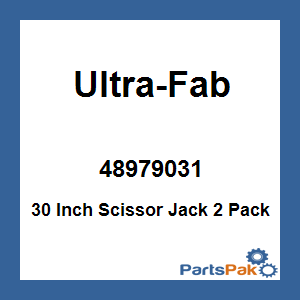 Ultra-Fab 48979031; 30 Inch Scissor Jack 2 Pack