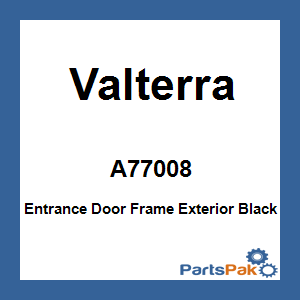 Valterra A77008; Entrance Door Frame Exterior Black