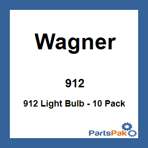 Wagner 912; 912 Light Bulb - 10 Pack