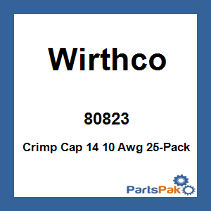 Wirthco 80823; Crimp Cap 14 10 Awg 25-Pack