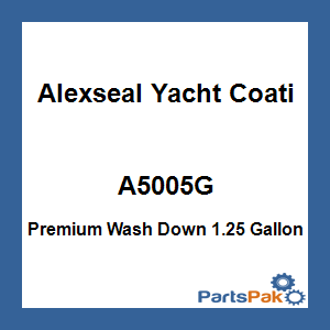 Alexseal Yacht Coating A5005G; Premium Wash Down 1.25 Gallon