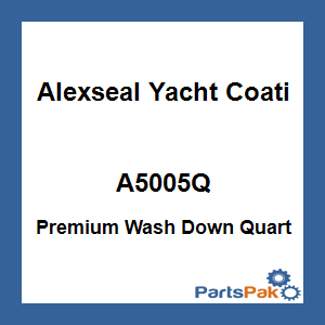 Alexseal Yacht Coating A5005Q; Premium Wash Down Quart