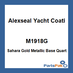 Alexseal Yacht Coating M1918G; Sahara Gold Metallic Base Quart