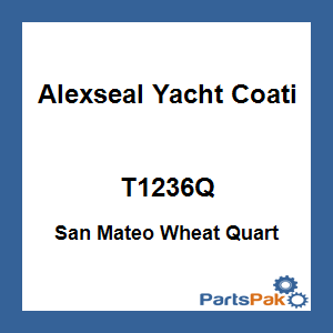 Alexseal Yacht Coating T1236Q; San Mateo Wheat Quart