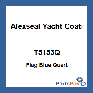 Alexseal Yacht Coating T5153Q; Flag Blue Quart