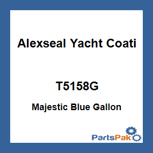 Alexseal Yacht Coating T5158G; Majestic Blue Gallon