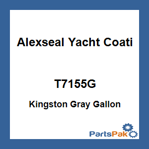 Alexseal Yacht Coating T7155G; Kingston Gray Gallon