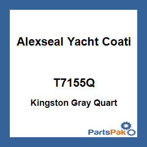 Alexseal Yacht Coating T7155Q; Kingston Gray Quart