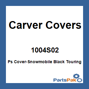 Carver Covers 1004S02; Ps Cover-Snowmobile Black Touring