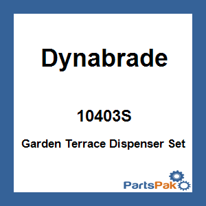 Dynabrade 10403S; Garden Terrace Dispenser Set