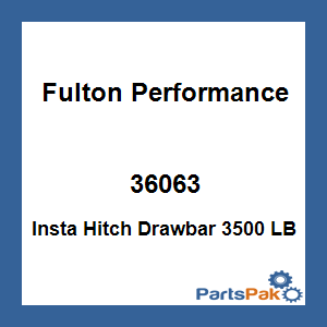 Fulton Performance 36063; Insta Hitch Drawbar 3500 LB