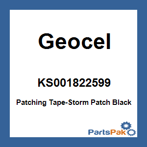 Geocel KS001822599; Patching Tape-Storm Patch Black
