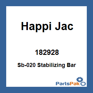 Happi Jac 182928; Sb-020 Stabilizing Bar