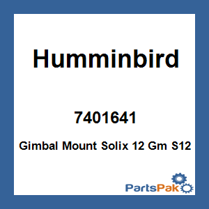 Humminbird 7401641; Gimbal Mount Solix 12 Gm S12