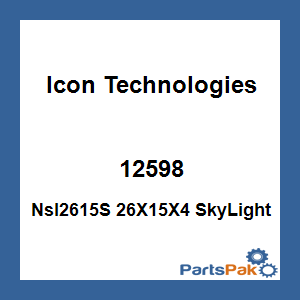 Icon Technologies 12598; Nsl2615S 26X15X4 SkyLight