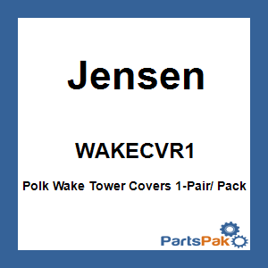 Jensen WAKECVR1; Polk Wake Tower Covers 1-Pair/ Pack