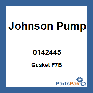 Johnson Pump 0142445; Gasket F7B