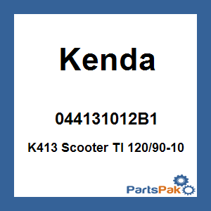 Kenda 044131012B1; K413 Scooter Tl 120/90-10
