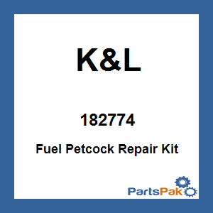 K&L 182774; Fuel Petcock Repair Kit