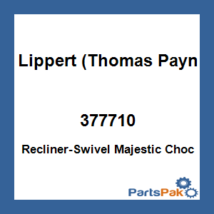 Lippert (Thomas Payne) 377710; Recliner-Swivel Majestic Choc