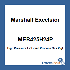 Marshall Excelsior MER425H24P; High Pressure LP Liquid Propane Gas Pigtail 1/4 Id X 24 Inch