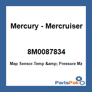Quicksilver 8M0087834; Map Sensor-Temp & Pressure Mz Replaces Mercury / Mercruiser