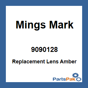 Mings Mark 9090128; Replacement Lens Amber