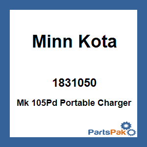 Minn Kota 1831050; Mk 105Pd Portable Charger