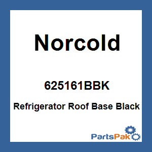 Norcold 625161BBK; Refrigerator Roof Base Black