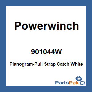 Powerwinch 901044W; Planogram-Pull Strap Catch White