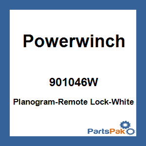 Powerwinch 901046W; Planogram-Remote Lock-White