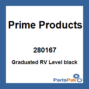 Prime Products 280167; Graduated RV Level black