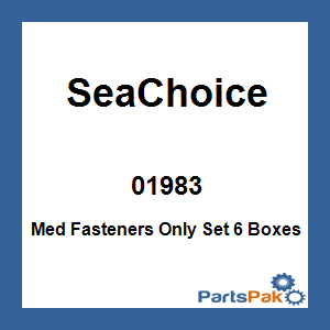 SeaChoice 01983; Med Fasteners Only Set 6 Boxes