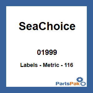 SeaChoice 01999; Labels - Metric - 116