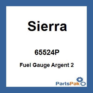 Sierra 65524P; Fuel Gauge Argent 2