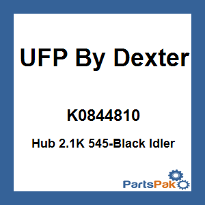 UFP By Dexter K0844810; Hub 2.1K 545-Black Idler
