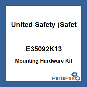 United Safety (Safety T Plus) E35092K13; Mounting Hardware Kit