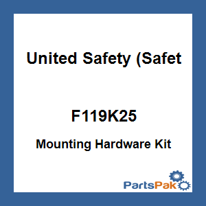 United Safety (Safety T Plus) F119K25; Mounting Hardware Kit
