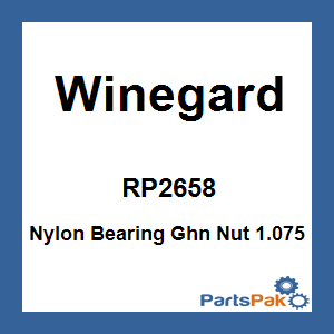 Winegard RP2658; Nylon Bearing Ghn Nut 1.075