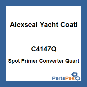 Alexseal Yacht Coating C4147Q; Spot Primer Converter Quart