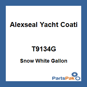 Alexseal Yacht Coating T9134G; Snow White Gallon