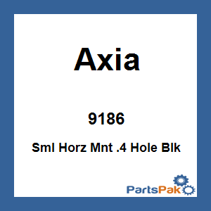 Axia Alloys MODSMLC-BK; Horizontal Mount .4 Hole Black 1 Clamp Needed