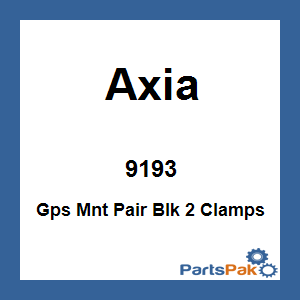 Axia Alloys MODLOW-BK; Gps Mount Black 2 Clamps Needed