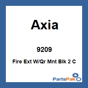 Axia Alloys MODFMK-BK; Quick Release Mount Black W / 2 Lb. Kidde Extinguisher