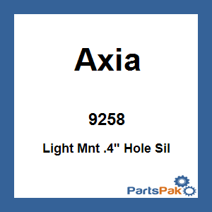 Axia Alloys MODLGLC-C; Light Mount .4-inch Hole Silver