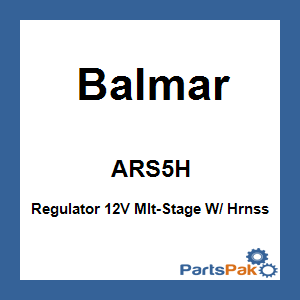 Balmar ARS5H; Regulator 12V Mlt-Stage W/ Hrnss