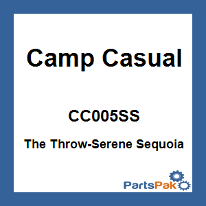 Camp Casual CC005SS; The Throw-Serene Sequoia