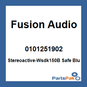 Fusion Audio 0101251902; Stereoactive-Wsdk150B Safe Blu