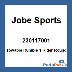 Jobe Sports 230117001; Towable Rumble 1 Rider Round