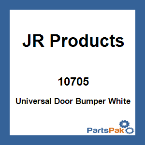 JR Products 10705; Universal Door Bumper White